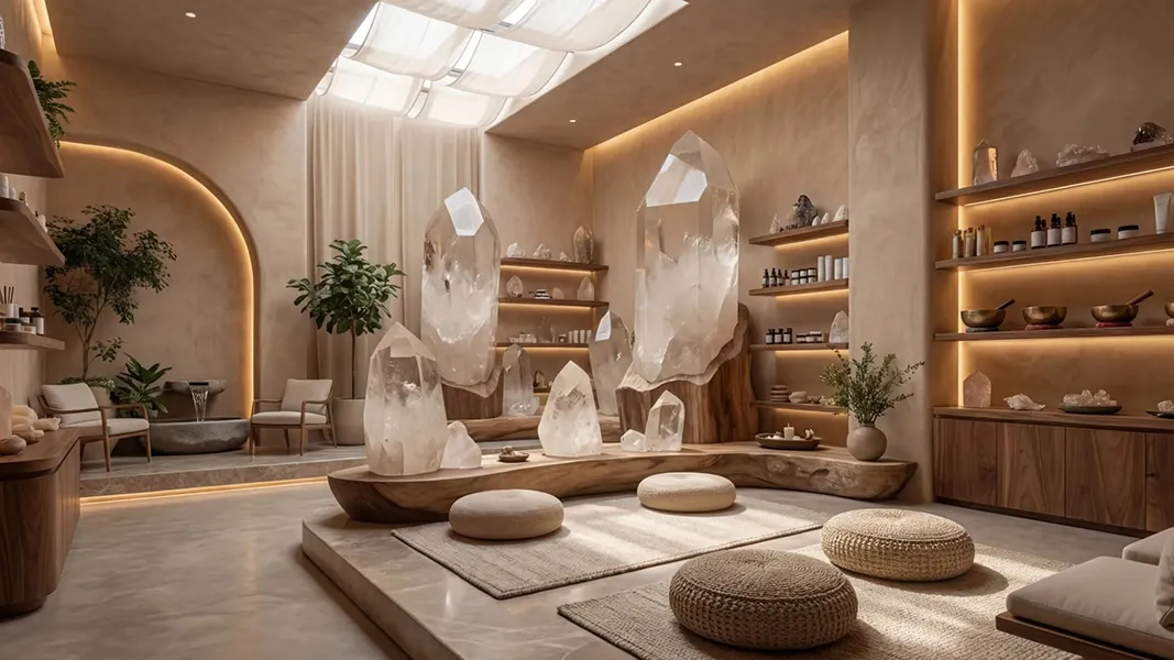 Elegant indoor lounge