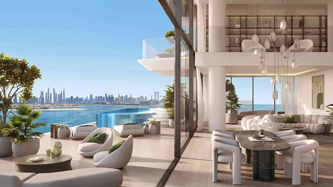 Bedroom with sea view and terrace