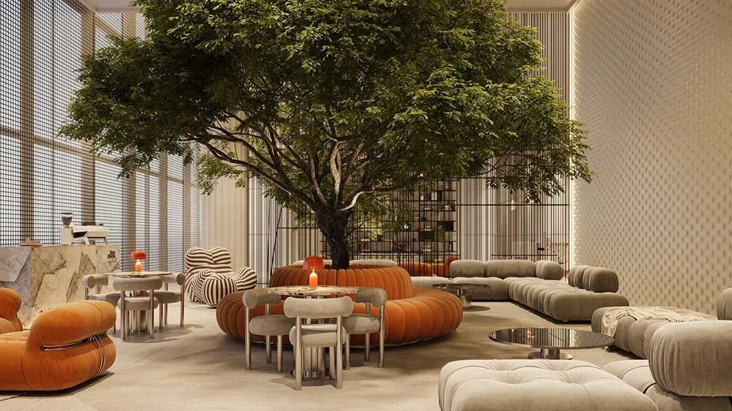 Elegant Lounge Area
