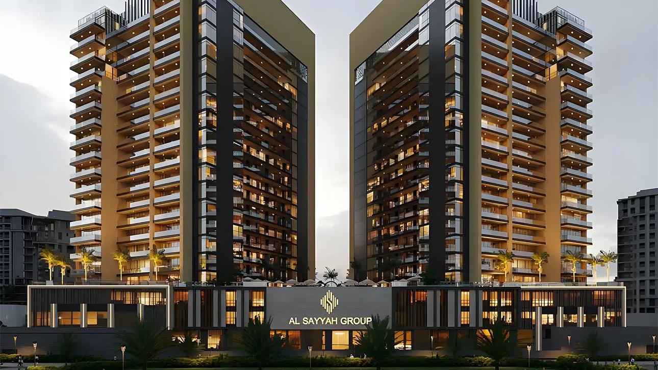 Butterfly Towers Banner