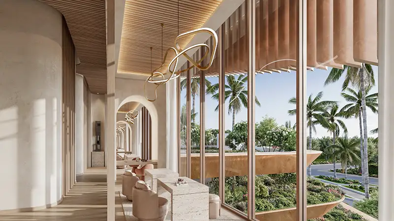 Balcony corridor view