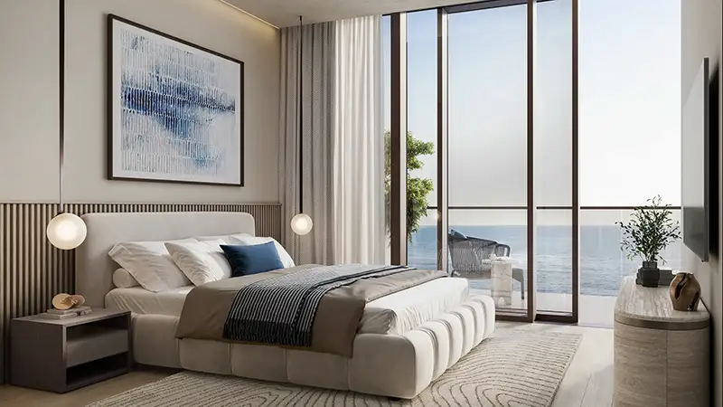 Bedroom with window view