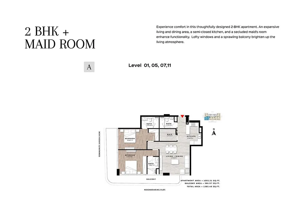 2 Bedroom Apartments