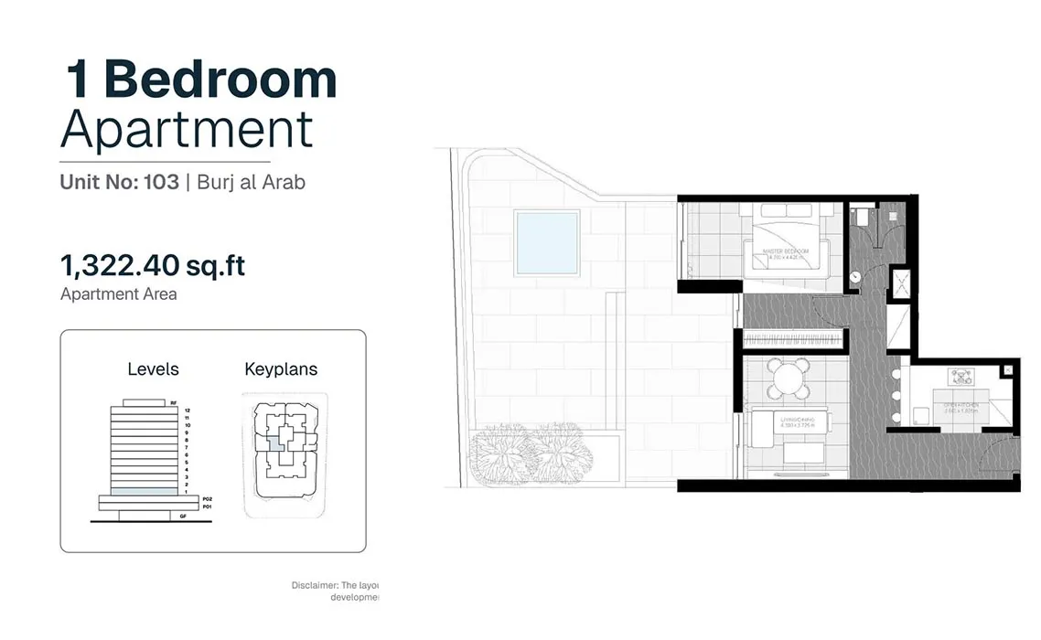 1 Bedroom Apartment