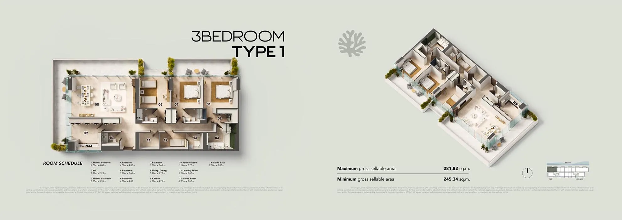 3 Bedroom Apartment