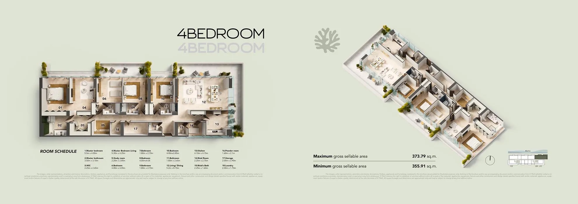 4 Bedroom Apartment
