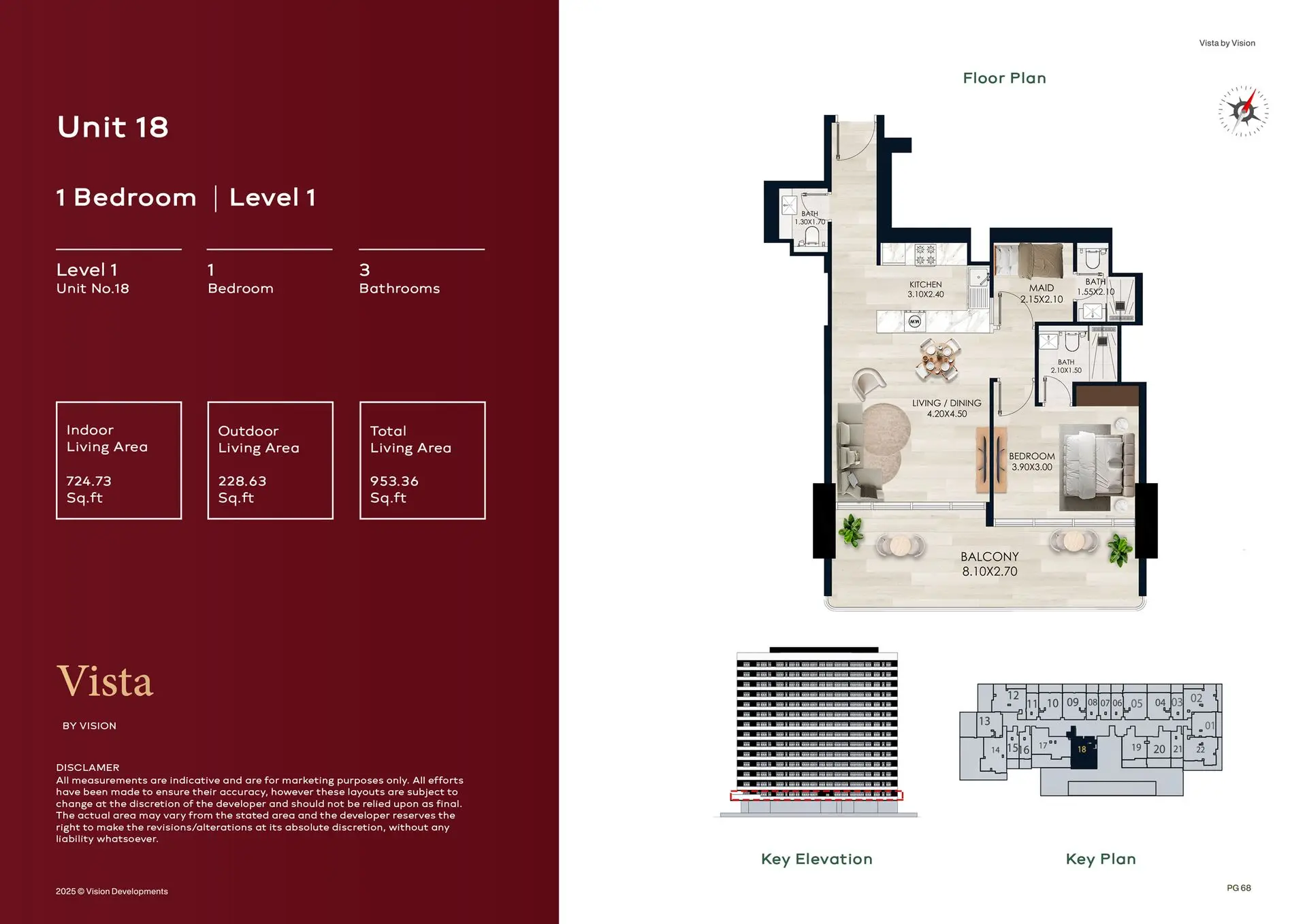 1 Bedroom Apartment