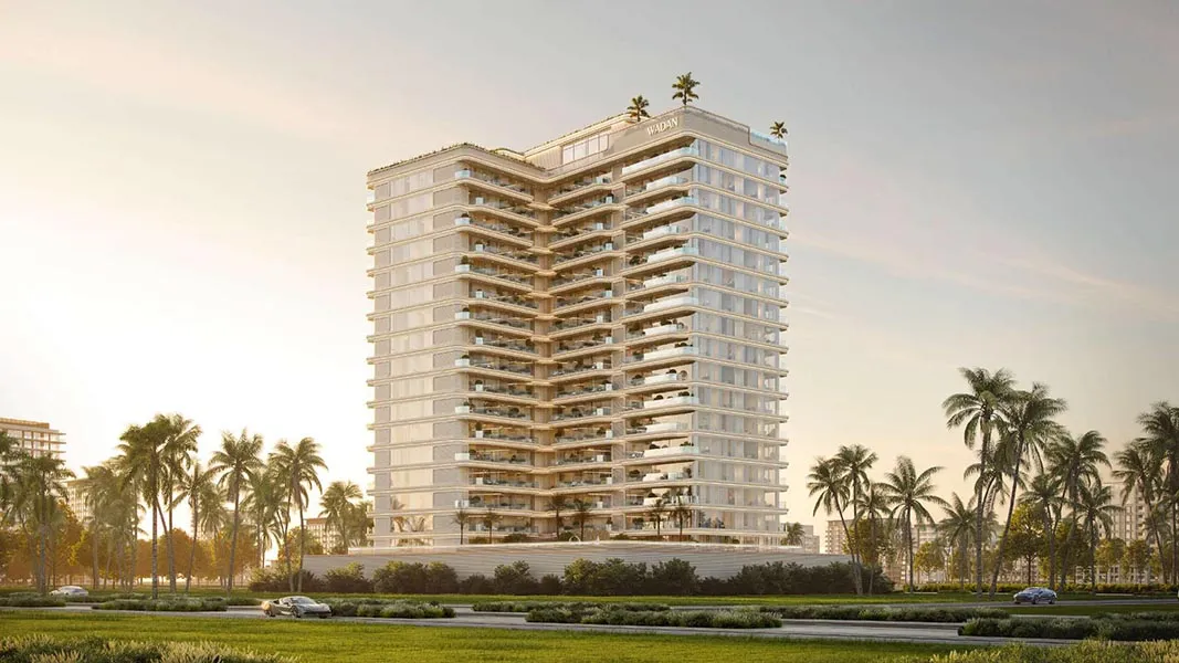 Residential tower exterior