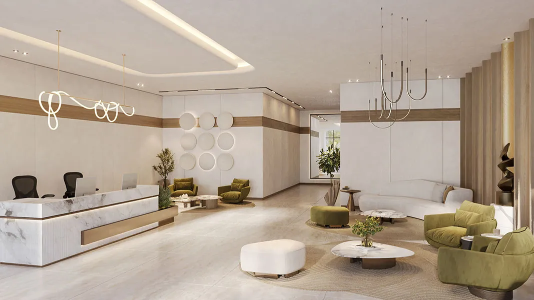 Open-plan living space