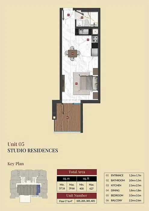 Studio Apartment