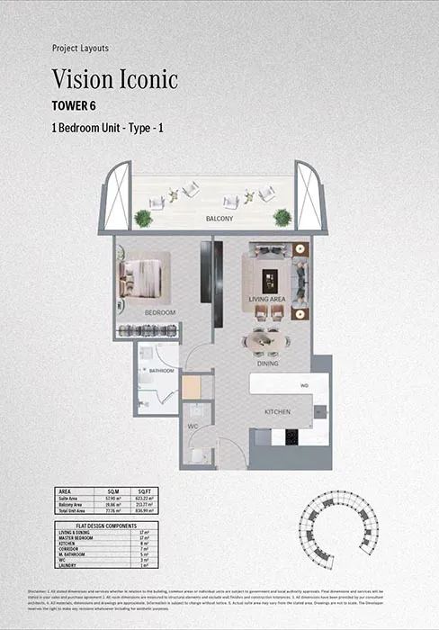 1 Bedroom Apartment