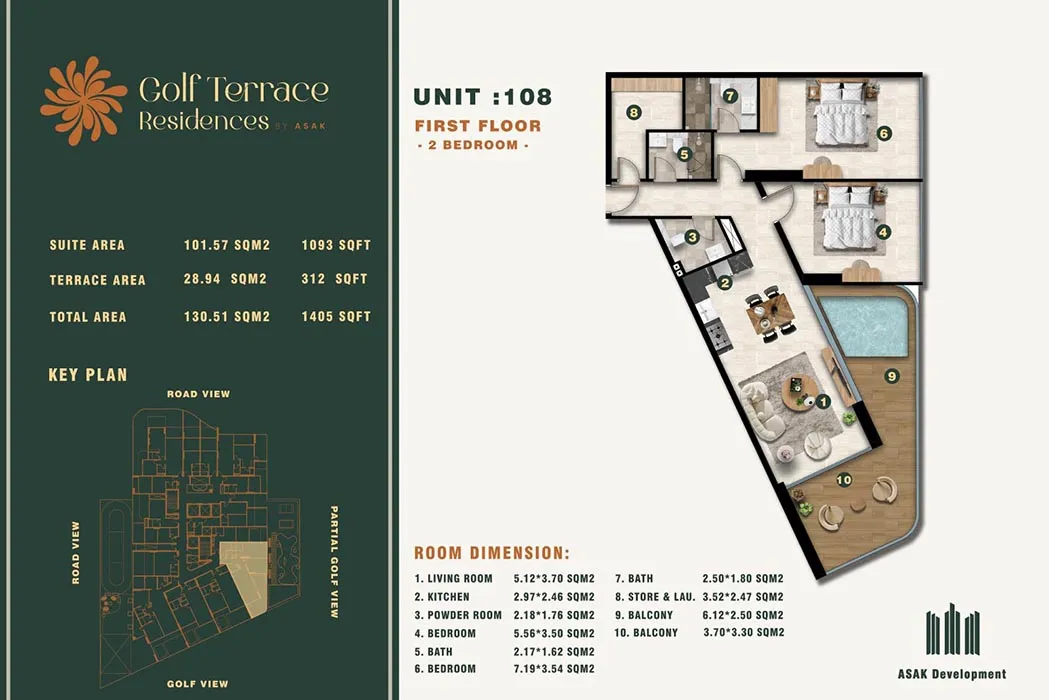2 Bedroom Apartment