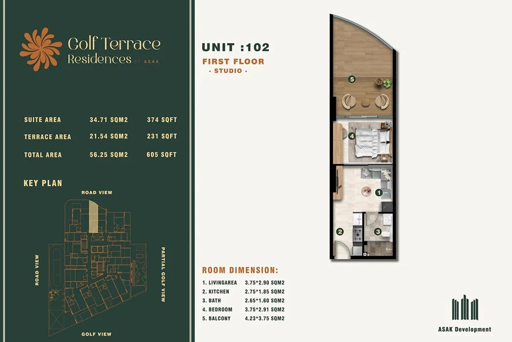 Studio Apartment