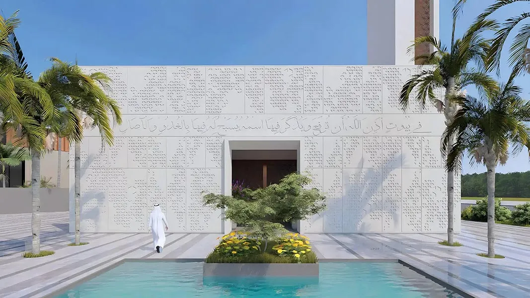 Private courtyard pool