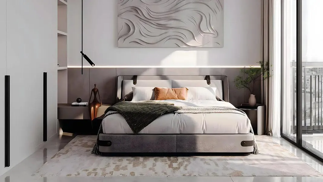 Luxury bedroom interior