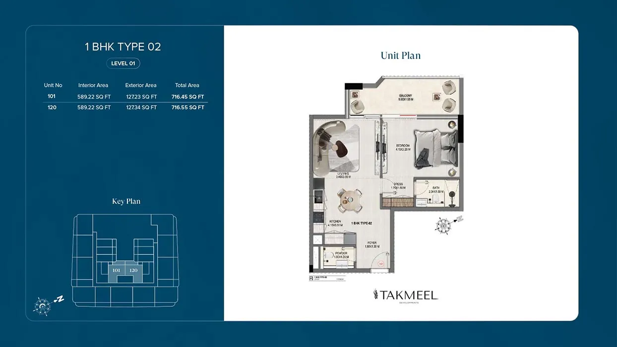 1 Bedroom Apartment