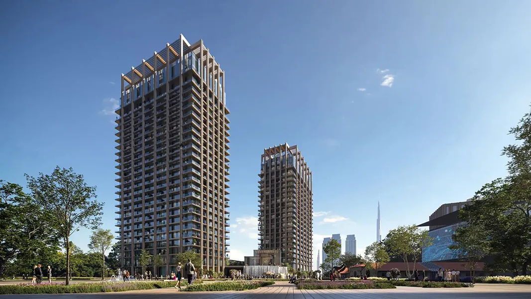 Modern residential towers