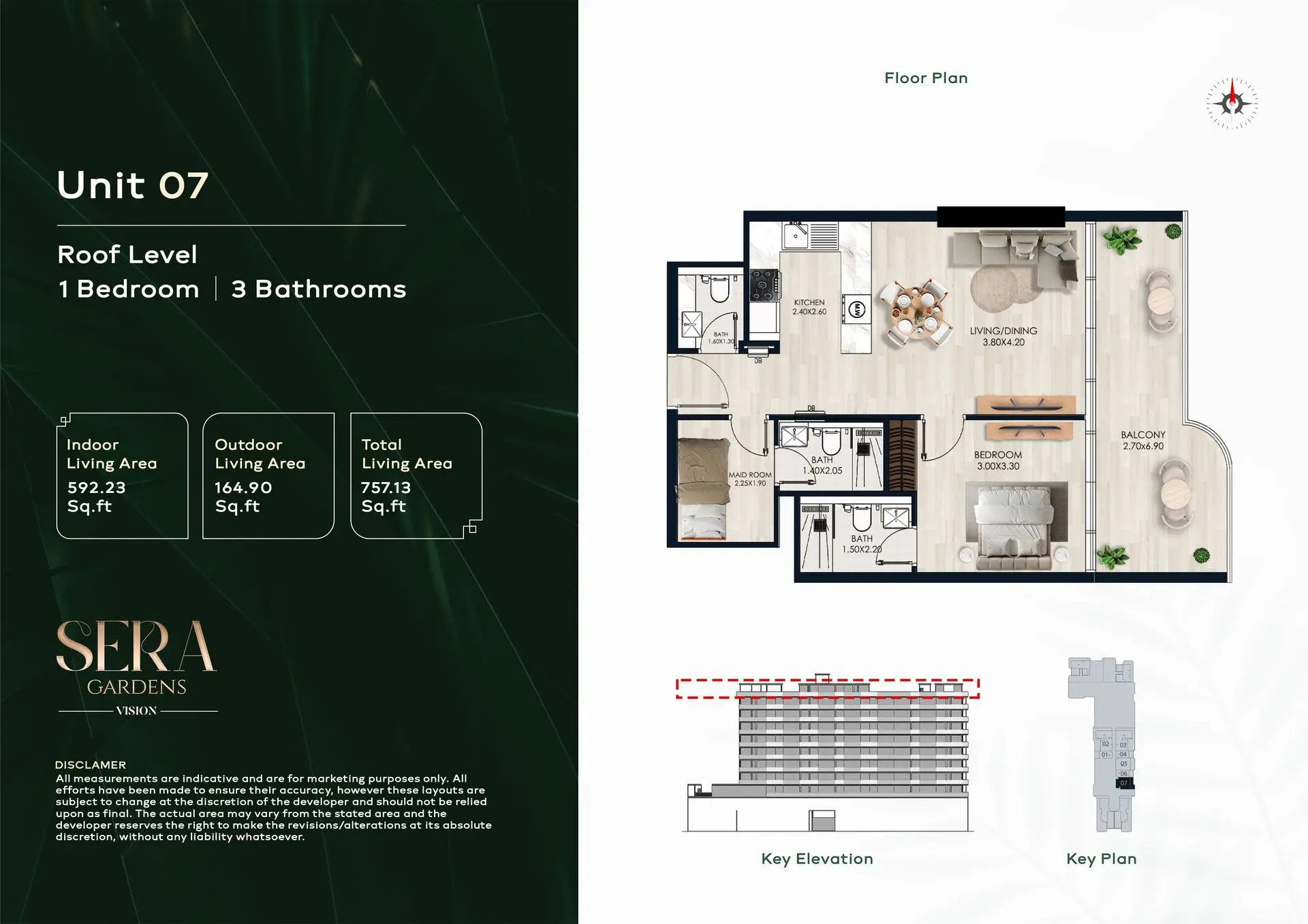 1 Bedroom Apartment