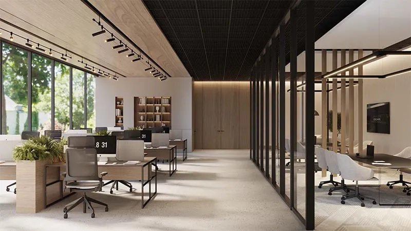 Lounge corridor area