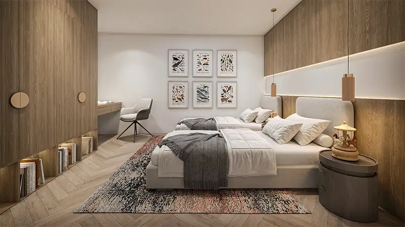 Stylish master bedroom