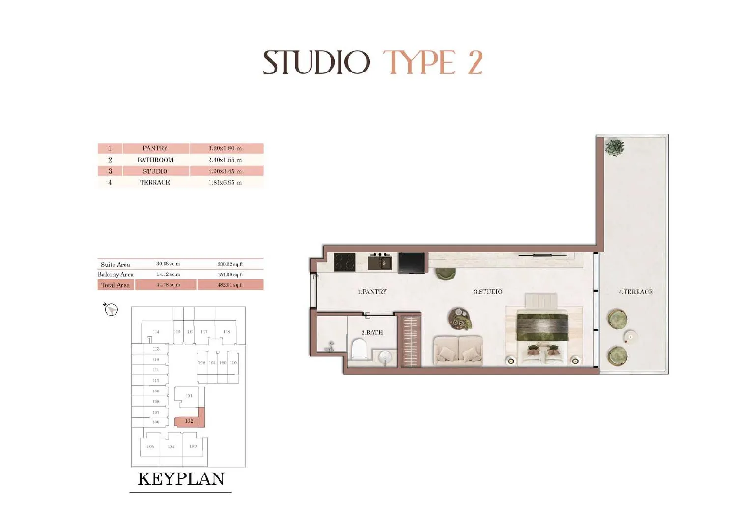 Studio Apartment