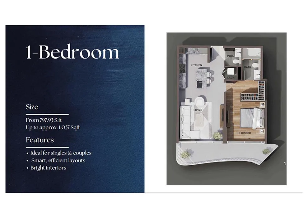 1 Bedroom Apartment