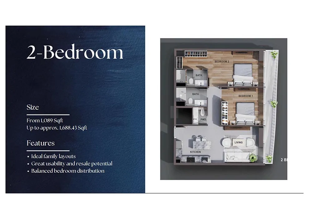 2 Bedroom Apartment