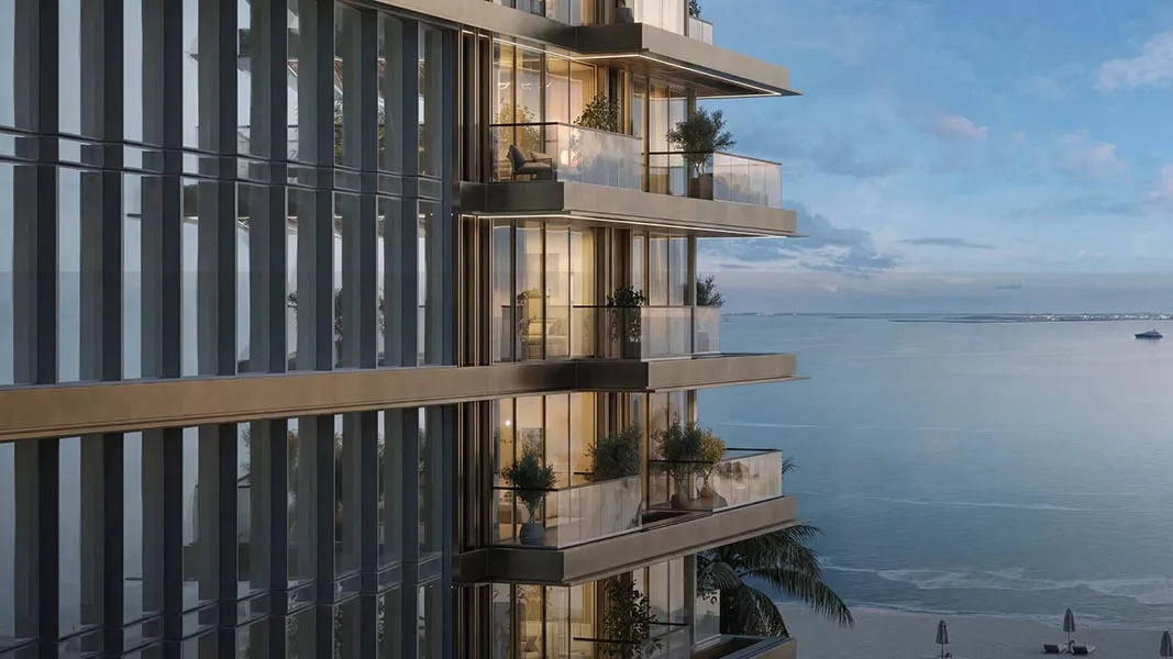 Modern apartment tower