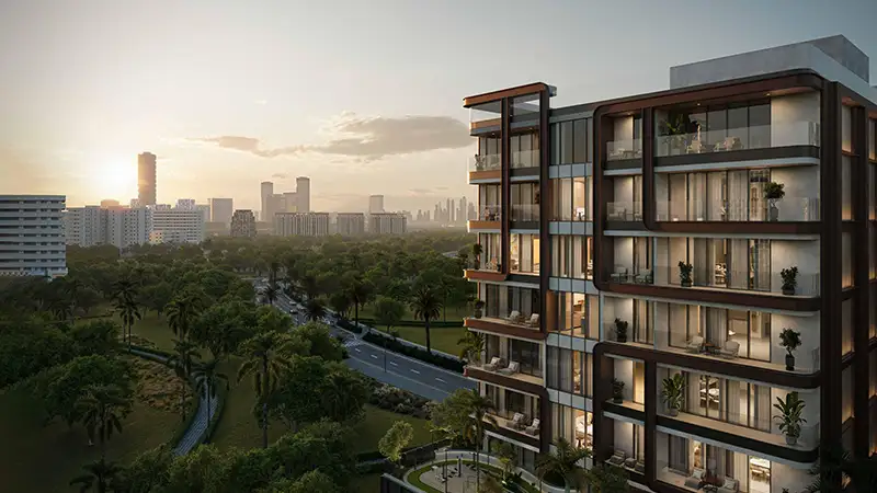 Luxury residence facade