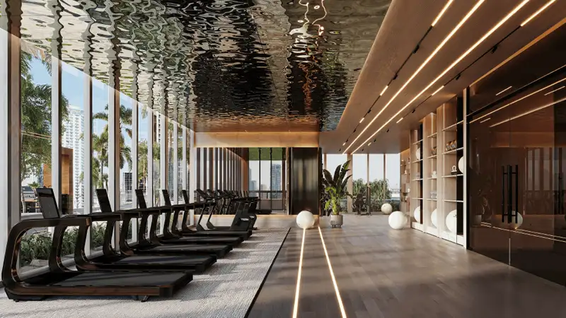 Stylish lobby interior