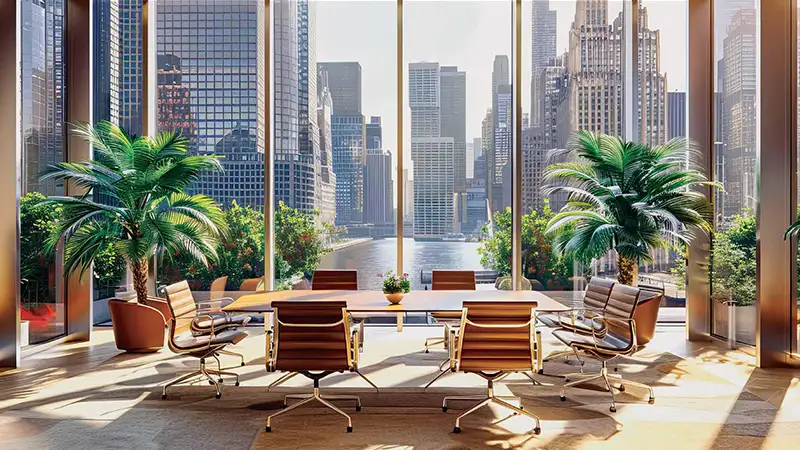 Elegant lounge area