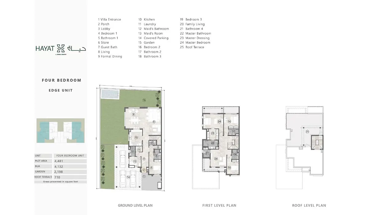 4 Bedroom Townhouses