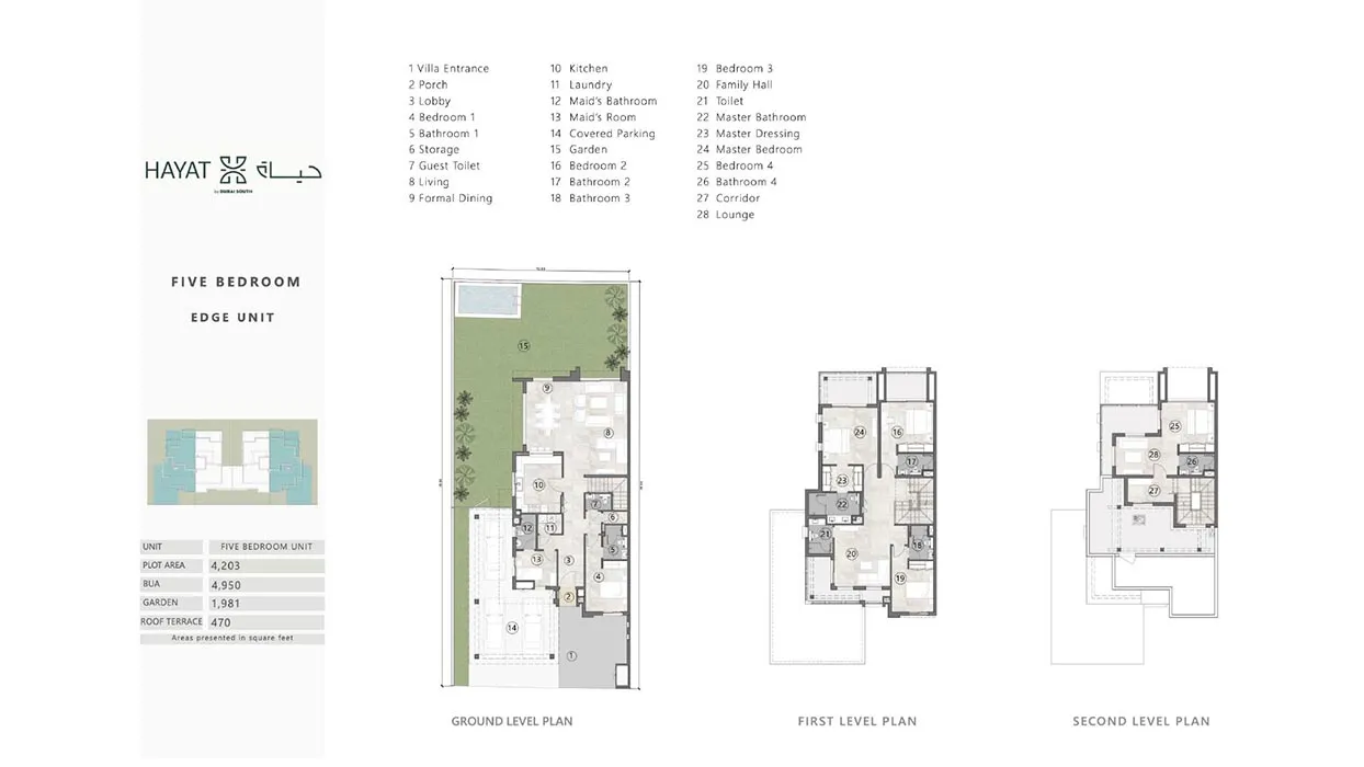5 Bedroom Townhouses