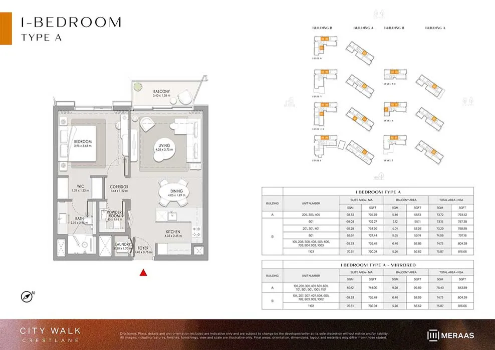 1 Bedroom Apartment