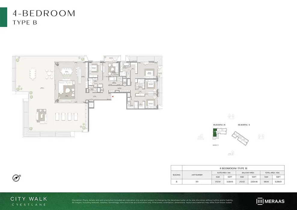 4 Bedroom Apartment