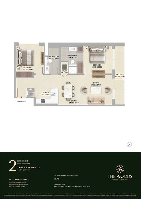 2 Bedroom Apartment