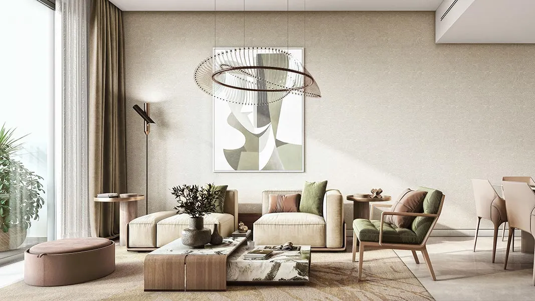 Modern living room lounge