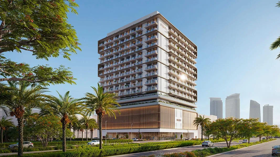 Modern high-rise exterior