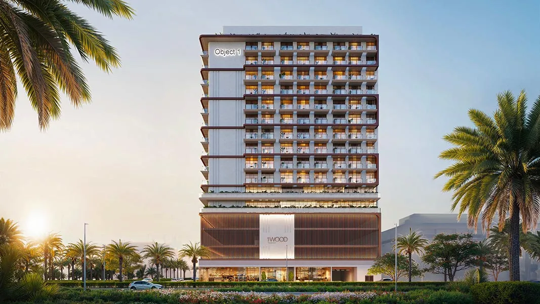 Residential tower façade