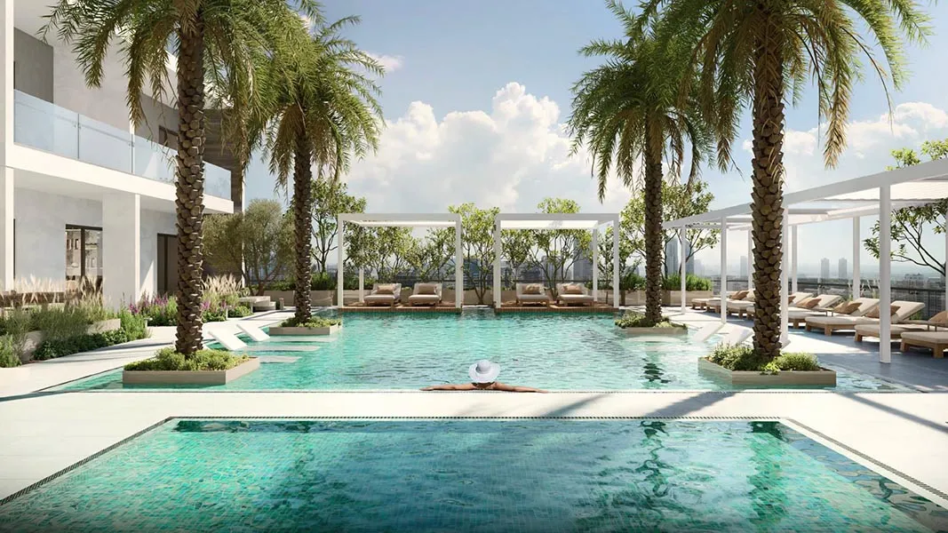Swimming pool area