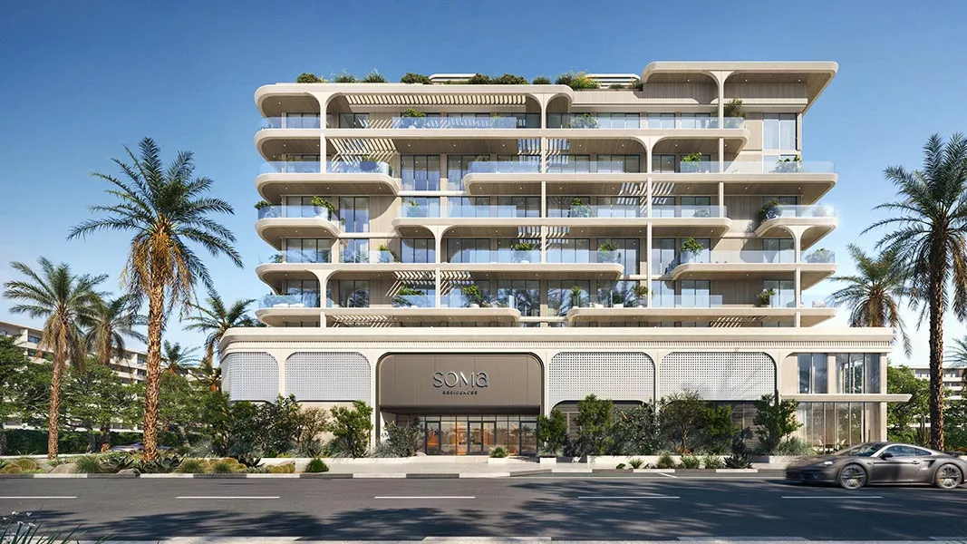 Residential building facade