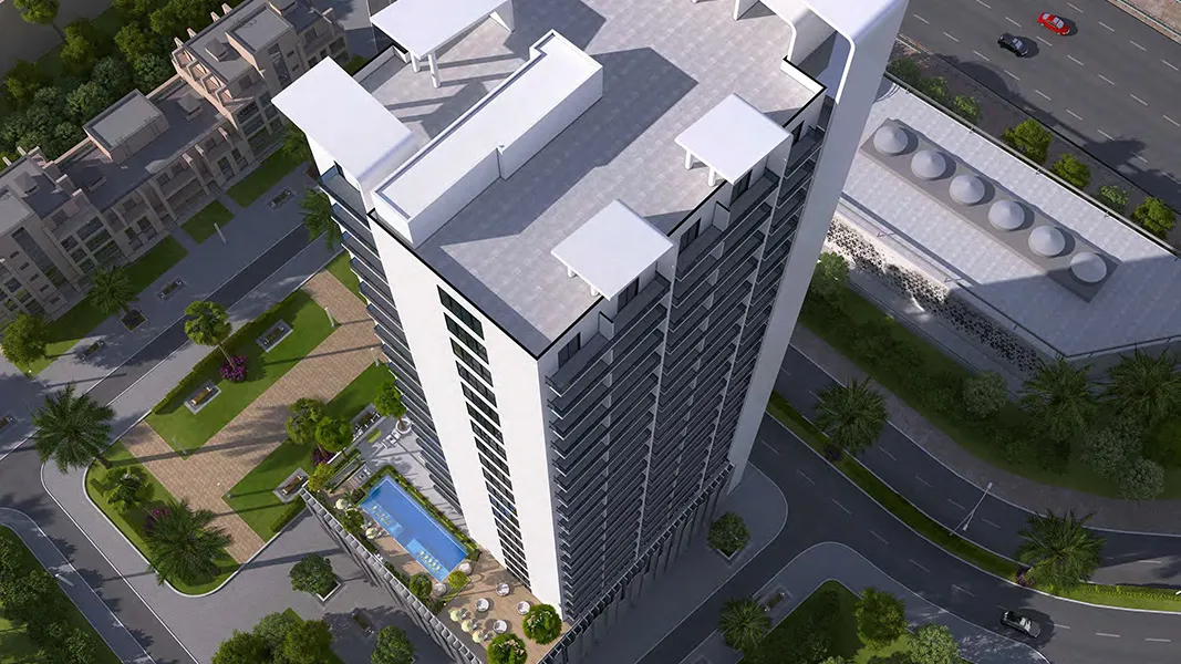 Aerial tower view