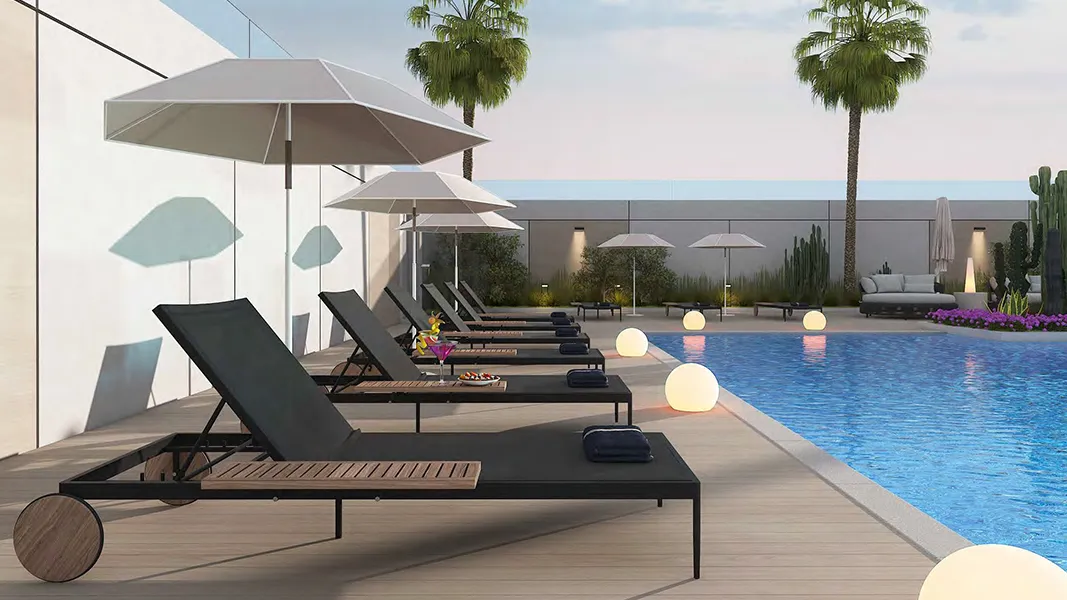 Pool deck