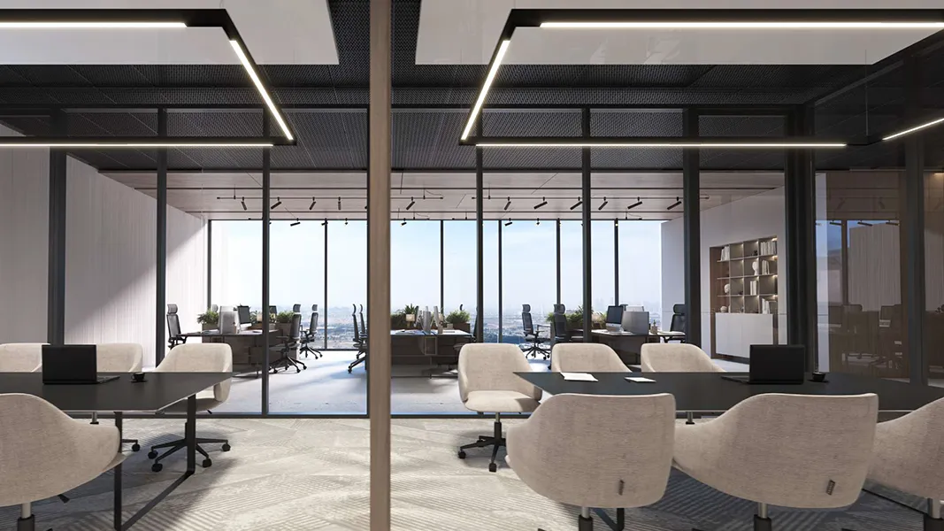 Luxury lobby interior