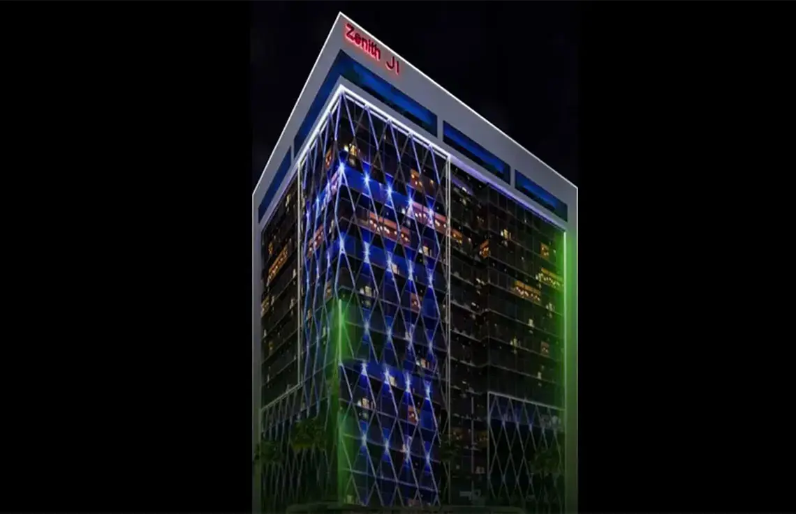 Zenith J1 Tower Banner