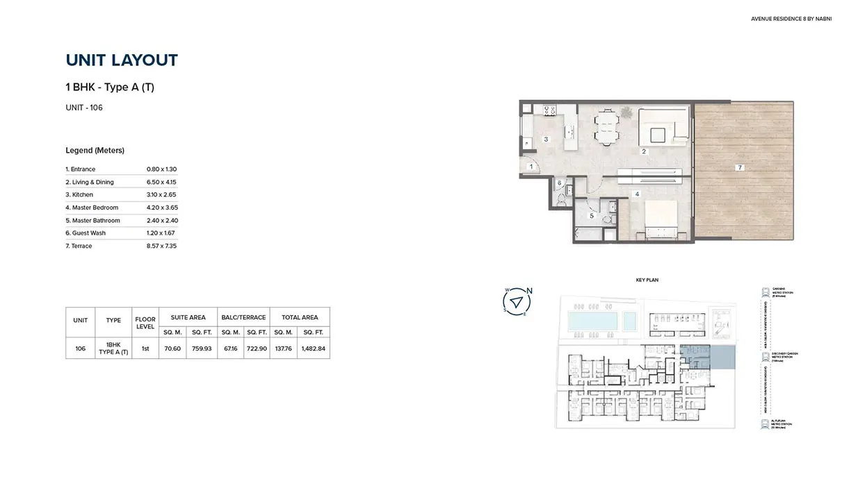1 Bedroom Apartment