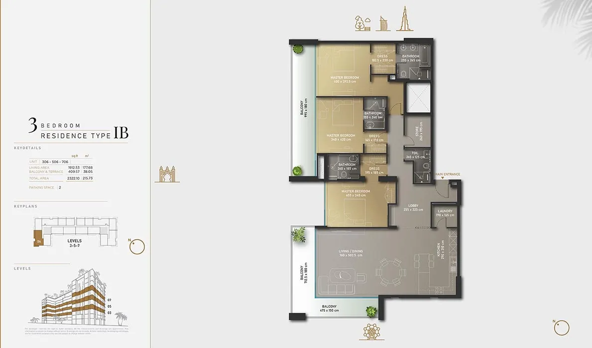 3 Bedroom Apartment