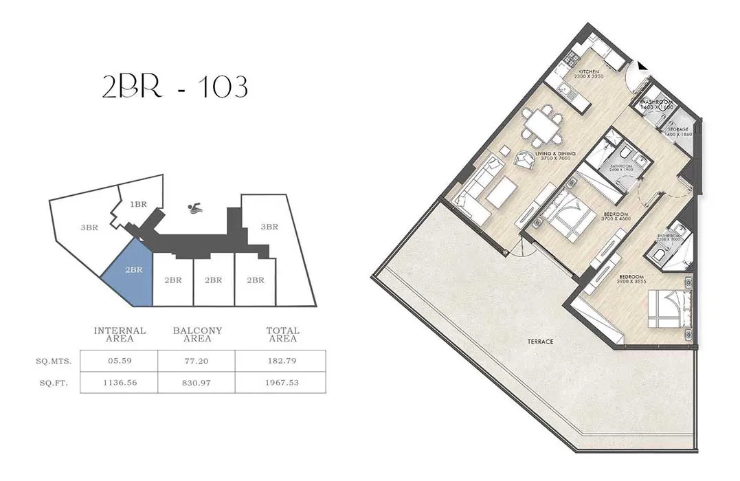2 Bedroom Apartment