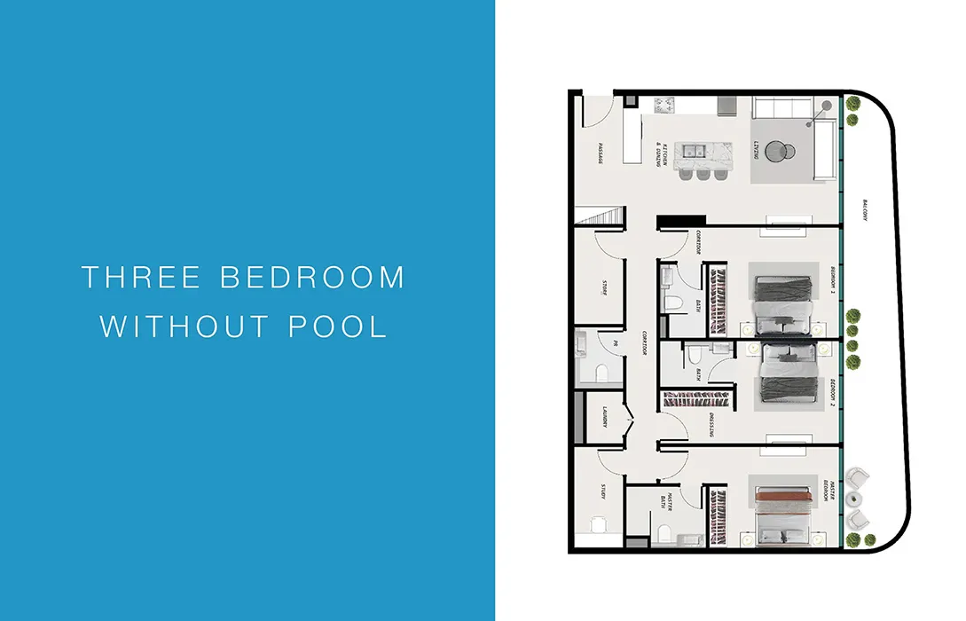 3 Bedroom Apartment