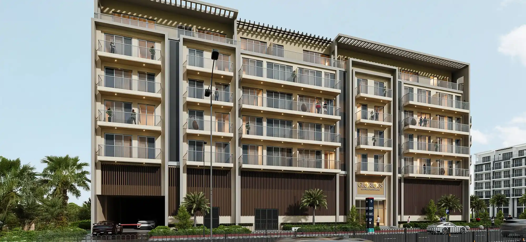 Modern Apartment Building